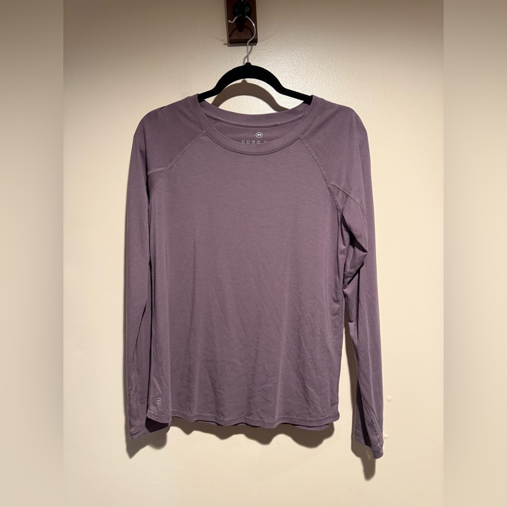 Athletic Long Sleeve Tee - Dusty Purple